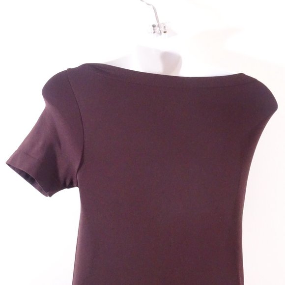 Helmut Lang Asymmetric Tube Tank Top Sz XS NWT 125 Berry - Picture 5 of 6